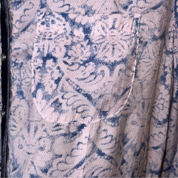 Aratta Pink and Blue Patterned Blouse - Picture 6 of 9